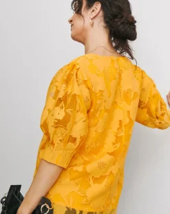 Joanna Hope Burnout Blouse