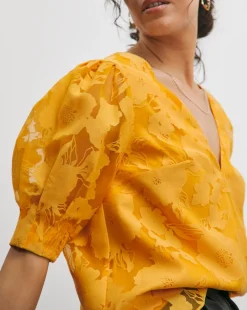 Joanna Hope Burnout Blouse