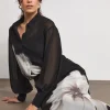 Joanna Hope Chiffon Slip Skirt