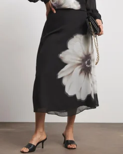 Joanna Hope Chiffon Slip Skirt