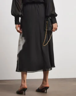 Joanna Hope Chiffon Slip Skirt