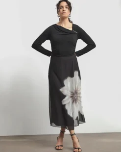Joanna Hope Chiffon Slip Skirt