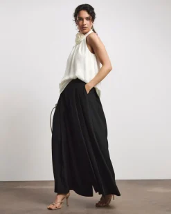 Joanna Hope Corsage Halter Neck Top
