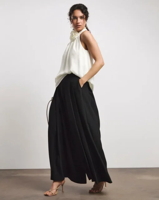 Joanna Hope Corsage Halter Neck Top