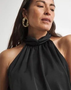 Joanna Hope Corsage Halter Neck Top