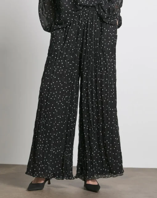 Joanna Hope Crinkle Wide Leg Trousers