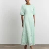 Joanna Hope Lace Dress With Puff Sleeves