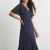 Joanna Hope Lace Midi Dress