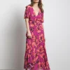 Joanna Hope Printed Pleated Dress