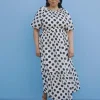 Joanna Hope Puff Sleeve Printed Dress