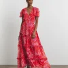 Joanna Hope Tiered Ruffle Maxi Dress