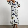 Joanna Hope Wrap Dress With Puff Sleeves