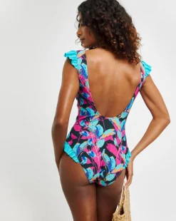 Joe Browns Floral Print Non Wired Swimsuit