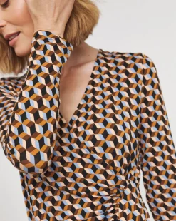 Joe Browns Geo Wrap Jersey Dress