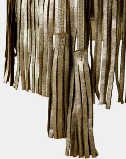 Joe Browns Gold Rush Metallic Suede Bag