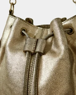 Joe Browns Gold Rush Metallic Suede Bag
