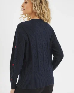 Joe Browns Heart Embroidered Cardigan