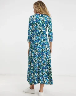 Joe Browns Laura Floral Ruffle Jersey Maxi Dress