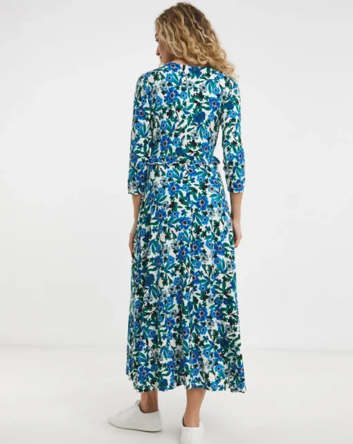 Joe Browns Laura Floral Ruffle Jersey Maxi Dress