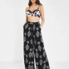 Joe Browns Print Beach Trousers Black Multi
