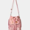 Joe Browns Rock 'n' Rose Suede Boho Bag