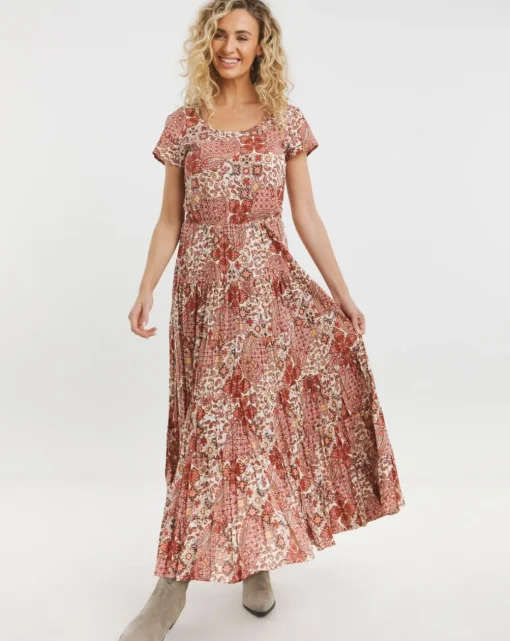 Joe Browns Tabitha Crinkle Cotton Maxi Dress