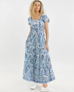 Joe Browns Tabitha Crinkle Cotton Maxi Dress