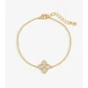 Jon Richard Gold Plated Clover Bracelet
