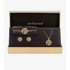 Jon Richard Gold Plated Crystal Tree Of Life Trio Set - Gift Boxed