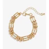 Jon Richard Gold Plated Gate Chain Bracelet