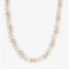 Jon Richard Pink Pearl Necklace