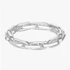 Jon Richard Silver Plated Chain Stretch Bracelet