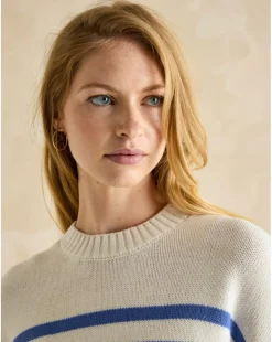 Joules Stripe Jumper with Side Panel