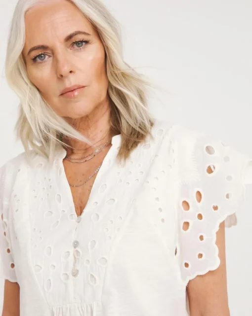 Julipa Broderie Cotton Top