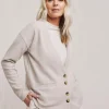 Julipa Brushed Jersey Rib Cardigan