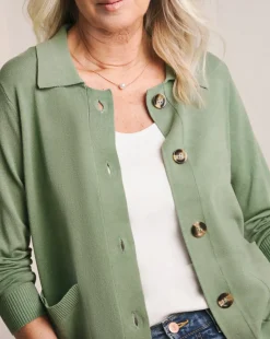 Julipa Collared Button Down Cardigan