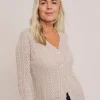 Julipa Crochet Button Down Cardigan
