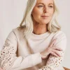 Julipa Cut Out Broderie Sweatshirt