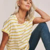 Julipa Embroidered Stripe T-Shirt