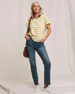 Julipa Embroidered Stripe T-Shirt