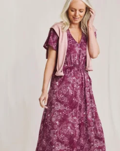 Julipa Gathered Waist Midi Dress