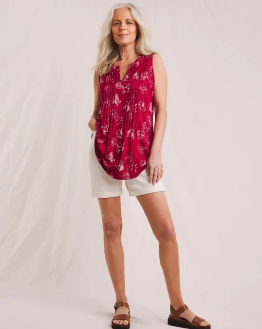 Julipa Jersey Pintuck Top
