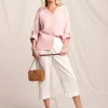 Julipa Linen Mix Cropped Trousers