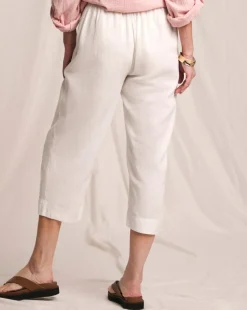 Julipa Linen Mix Cropped Trousers