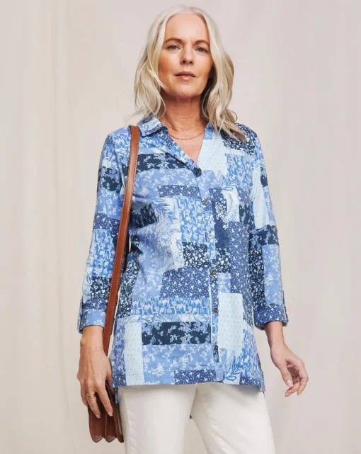 Julipa Longline Cotton Jersey Shirt
