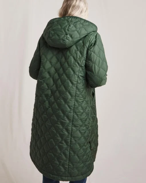 Julipa Longline Quilted Hooded Coat