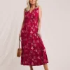 Julipa Pintuck Jersey Midi Dress