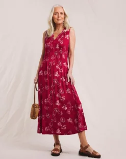 Julipa Pintuck Jersey Midi Dress