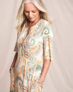 Julipa Pintuck Jersey Midi Dress