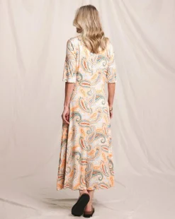 Julipa Pintuck Jersey Midi Dress
